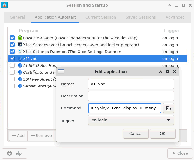 xfce_session_and_startup_application_autostart_add_x11vnc.png xfce_session_and_startup_application_autostart_add_x11vnc.png